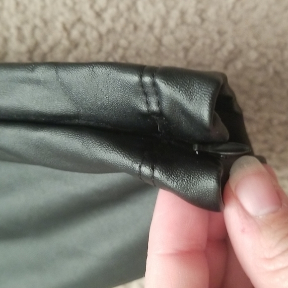 Threadsence Women's Faux Leather Leggings - Picture 5 of 16